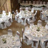 chair covers room set up