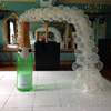 champagne bottle and arch 2014